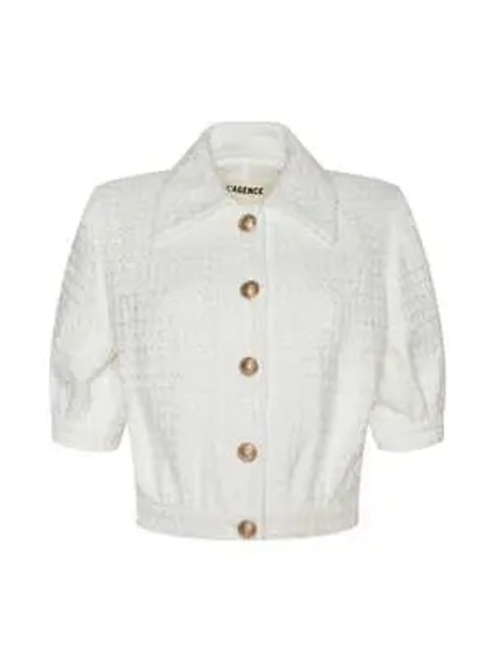 L'AGENCE White Cove Cropped Tweed Jacket NWT Size XS- Small - Picture 8 of 9